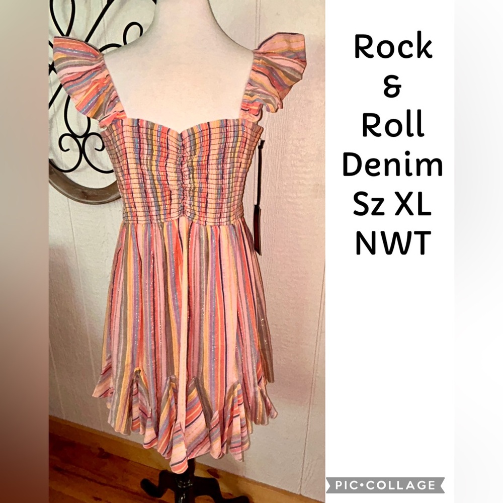ROCK & ROLL DENIM Dress Sz XL NWT